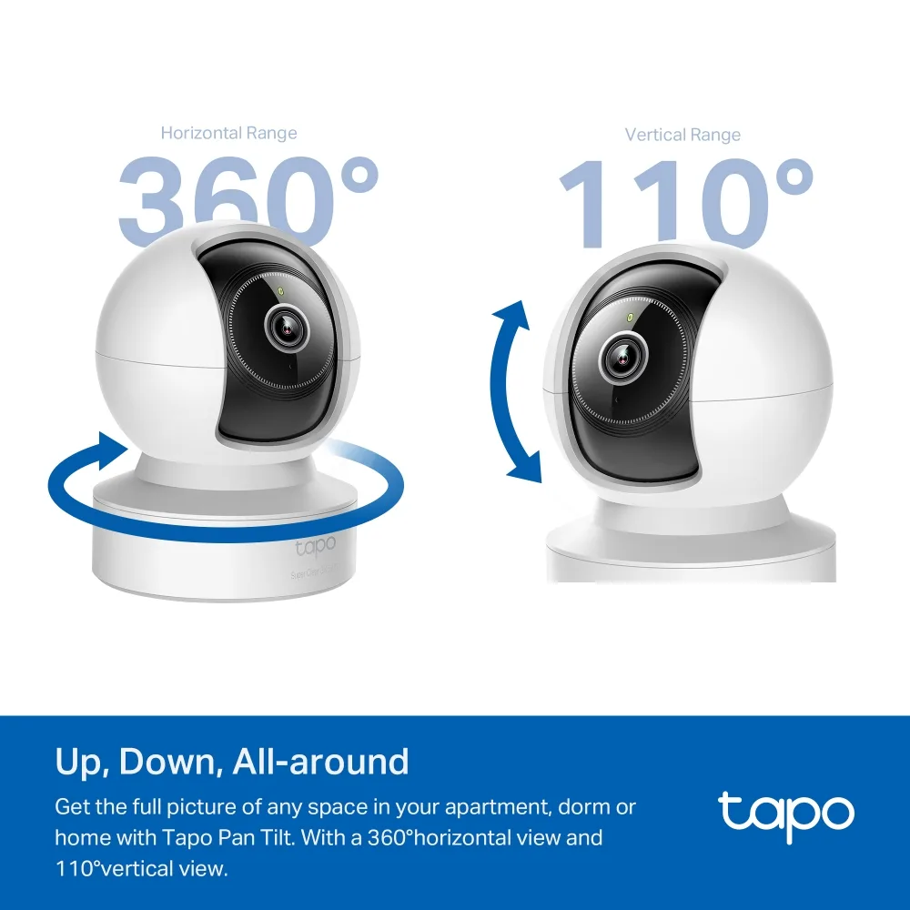 IP-Камера TP-LINK Tapo C232 5MP N300 microSD motion detection. AI