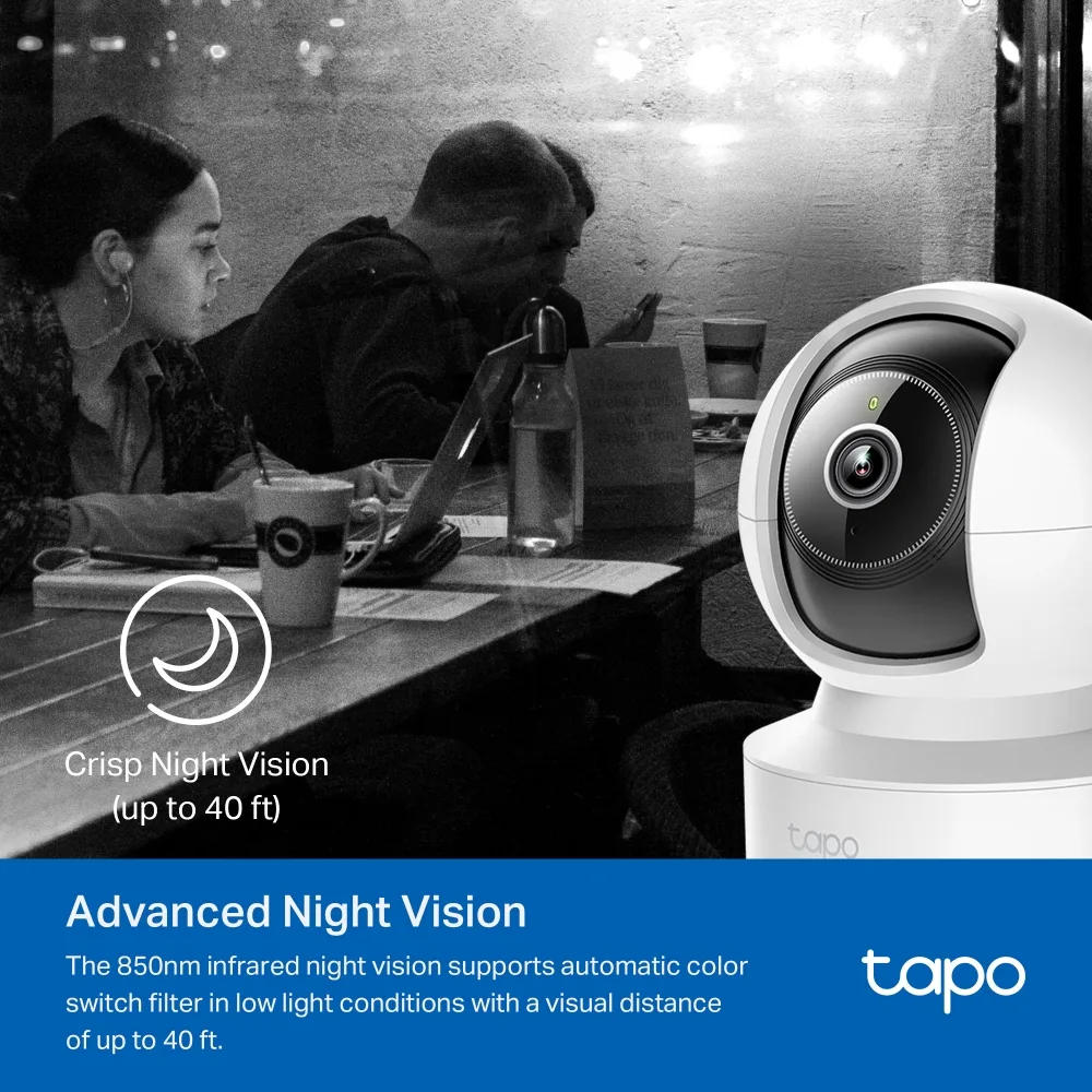 IP-Камера TP-LINK Tapo C232 5MP N300 microSD motion detection. AI