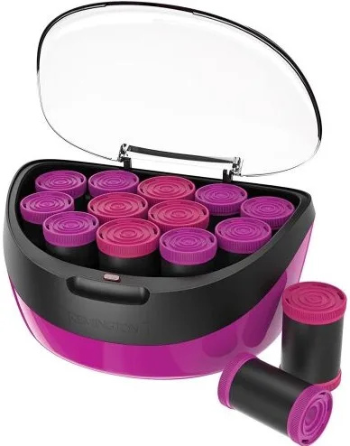 Теплові бігуді Remington Jumbo Curls, 600Вт, D-36, 41мм, 12шт, з іонізацією та кондиціонуванням, рожевого кольору.