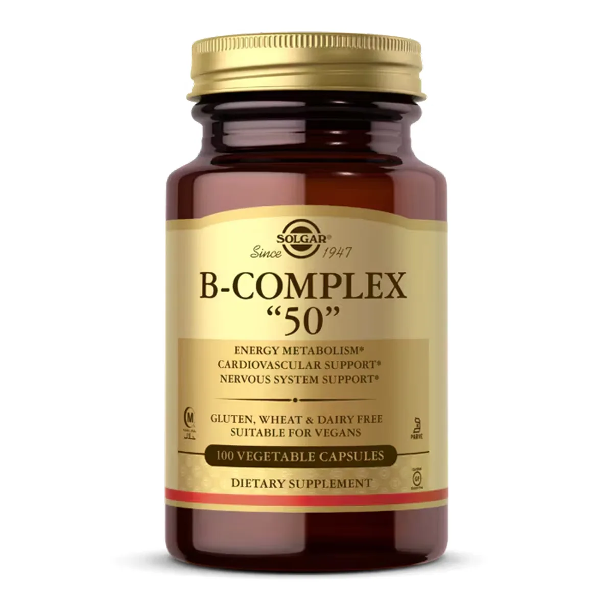 B-Complex 50 Solgar рослинні капсули 100 шт