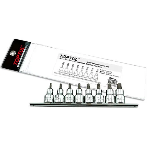 Набір біт TORX T20-T55 1/2 дюйма метал 8 од.