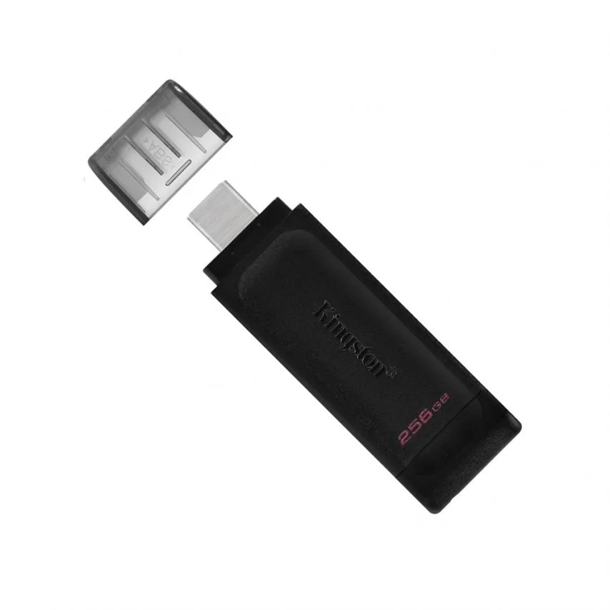 Флеш-пам'ять USB Kingston 256Гб пластик чорна Type-C USB 3.2