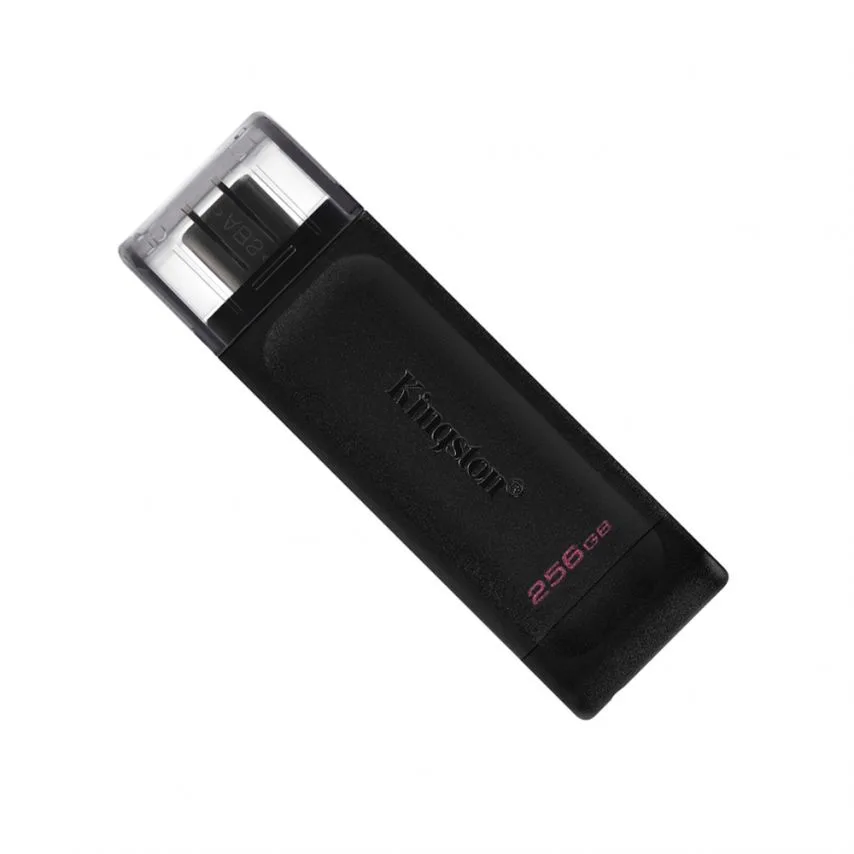 Флеш-пам'ять USB Kingston 256Гб пластик чорна Type-C USB 3.2
