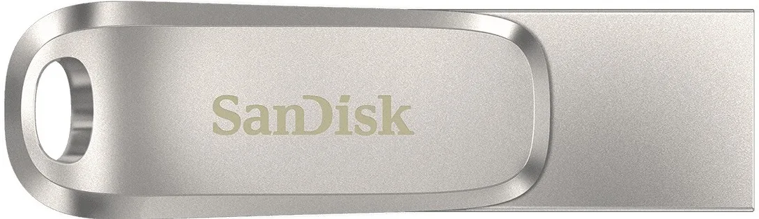 Накопичувач SanDisk   32GB USB 3.1 Type-A + Type-C Dual Drive Luxe Срібний