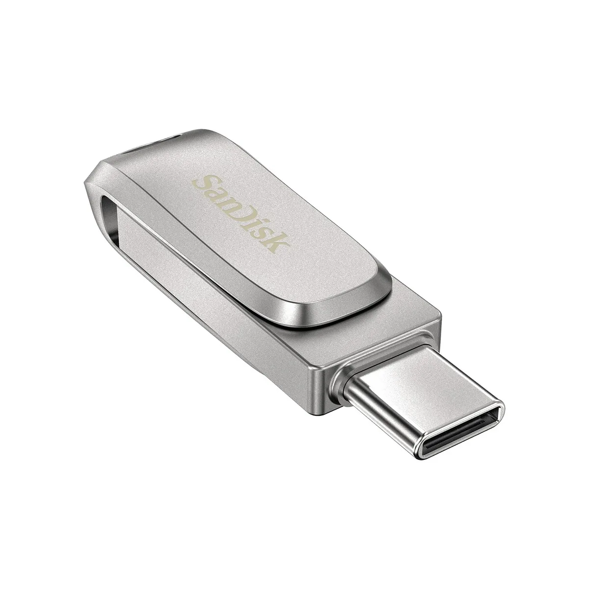 Накопичувач SanDisk   32GB USB 3.1 Type-A + Type-C Dual Drive Luxe Срібний