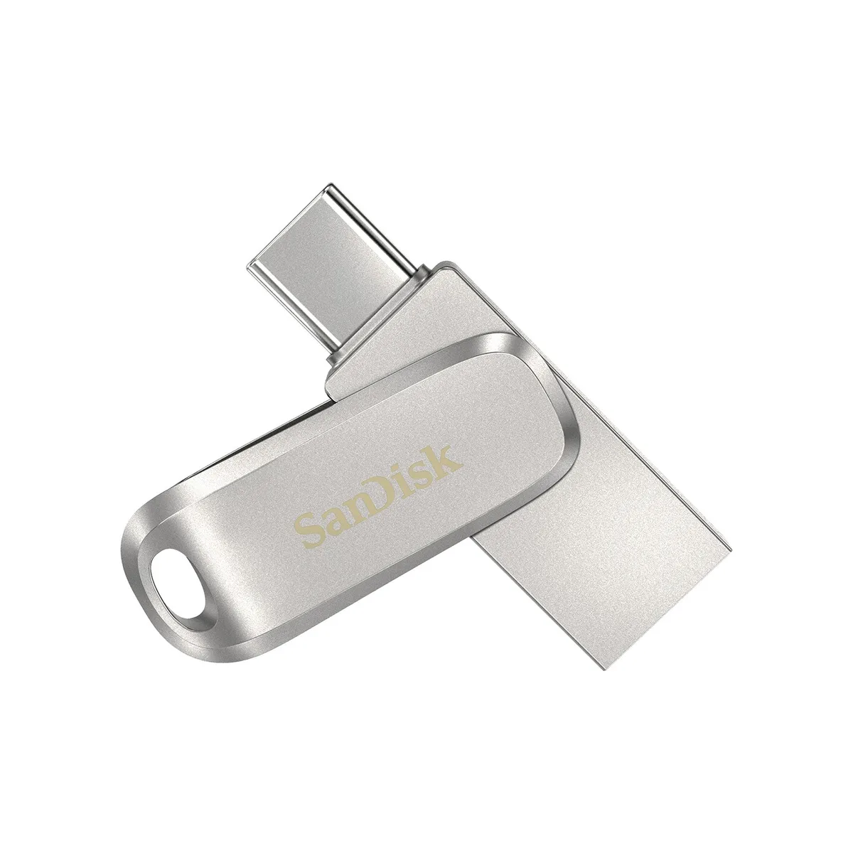 Накопичувач SanDisk   32GB USB 3.1 Type-A + Type-C Dual Drive Luxe Срібний
