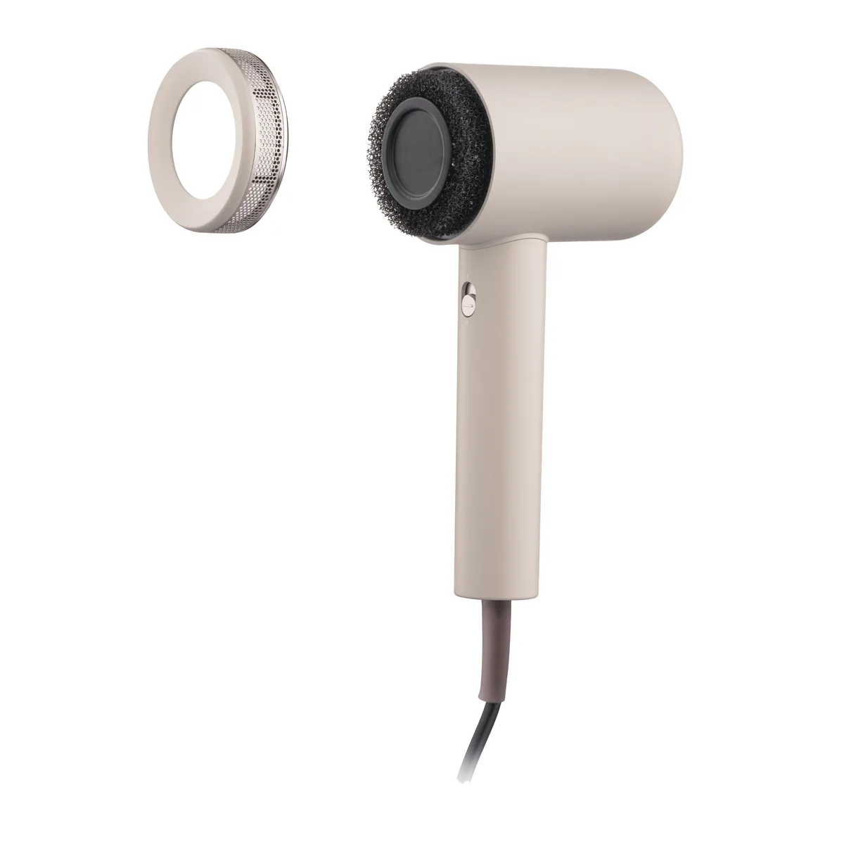 Фен ARDESTO Pearl Cream HD-Y702PERL, 1500-1800Вт, 3 швидкості, 3 температурні режими, магнітні насадки, бежевого кольору.