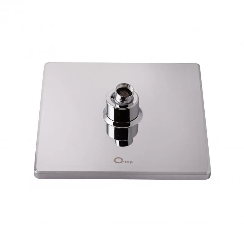Душова стійка Qtap Plava 1015 мм хромована латунь/ABS біла