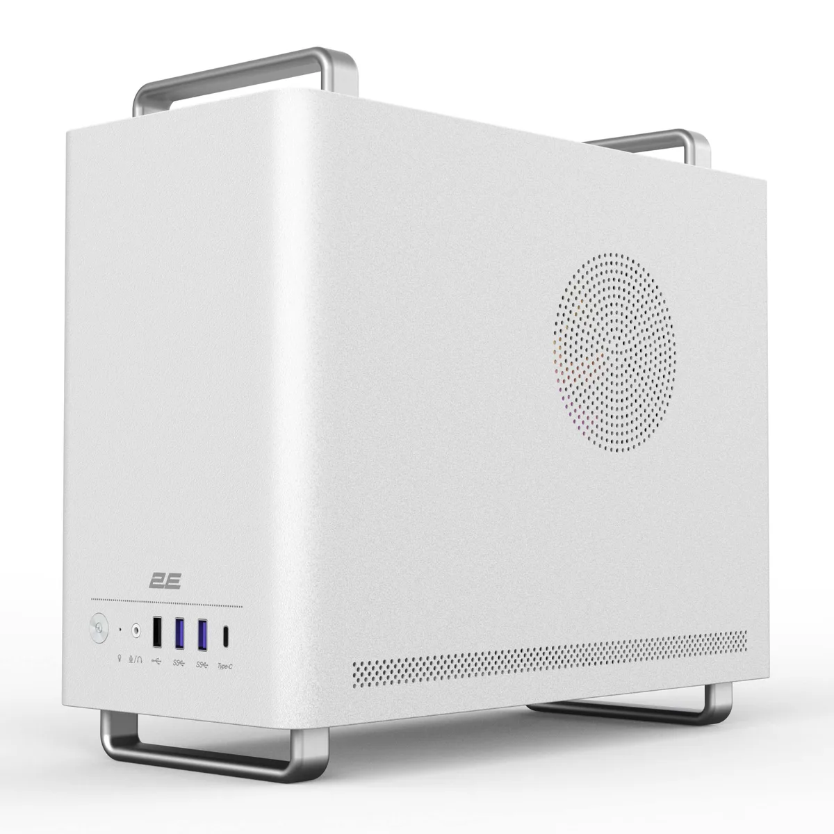 Корпус 2E Credo Mesh V300W-MH без БЖ, 2xUSB3.0, 1х USB 2.0, 1xUSB Type-C, 1x90мм, VGA 310мм, mATX, білий