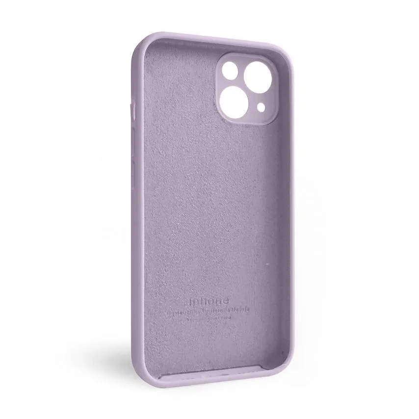 Чохол силіконовий для смартфона Apple iPhone 13 фіолетовий закрита камера