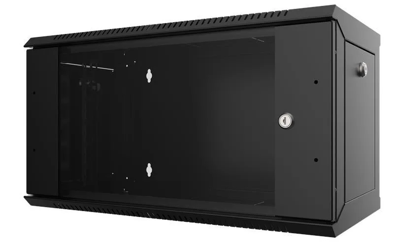 Шкаф MIRSAN 19", 7U, WTC, 565x450 мм, максимальная нагрузка 80 кг, черный.