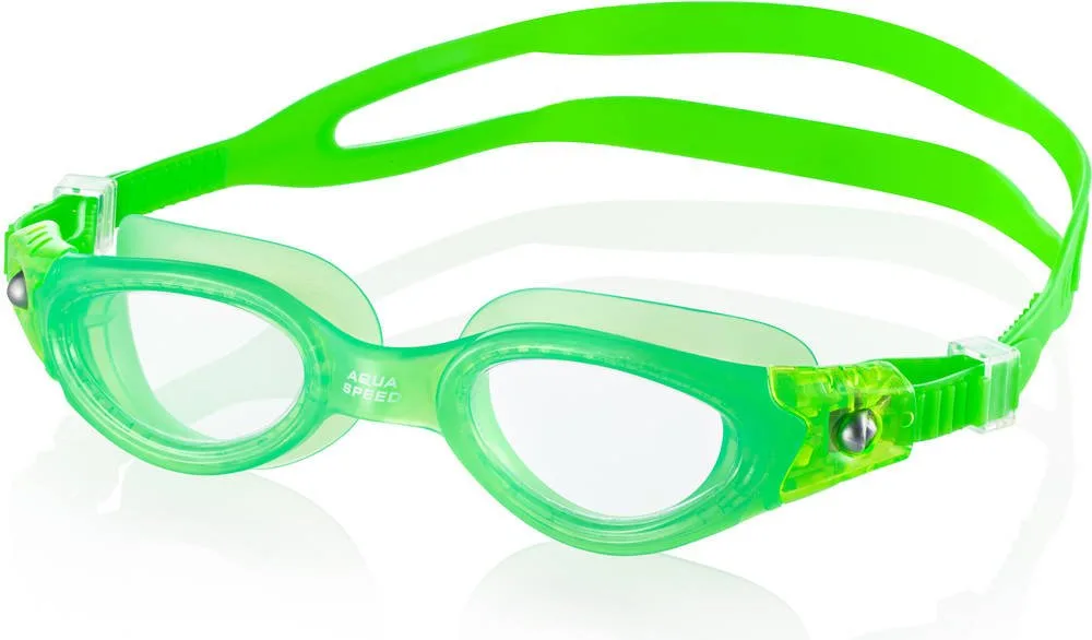 Очки для плавания Aqua Speed TPE OSFM зеленые детские