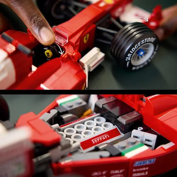 LEGO Icons Ferrari F2004 Конструктор 735 деталей Червоний