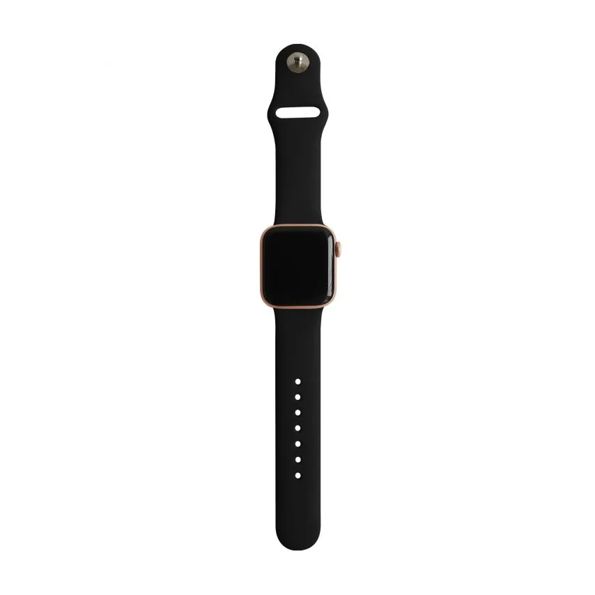 Ремінець Apple силіконовий 42-44 мм M/L чорний