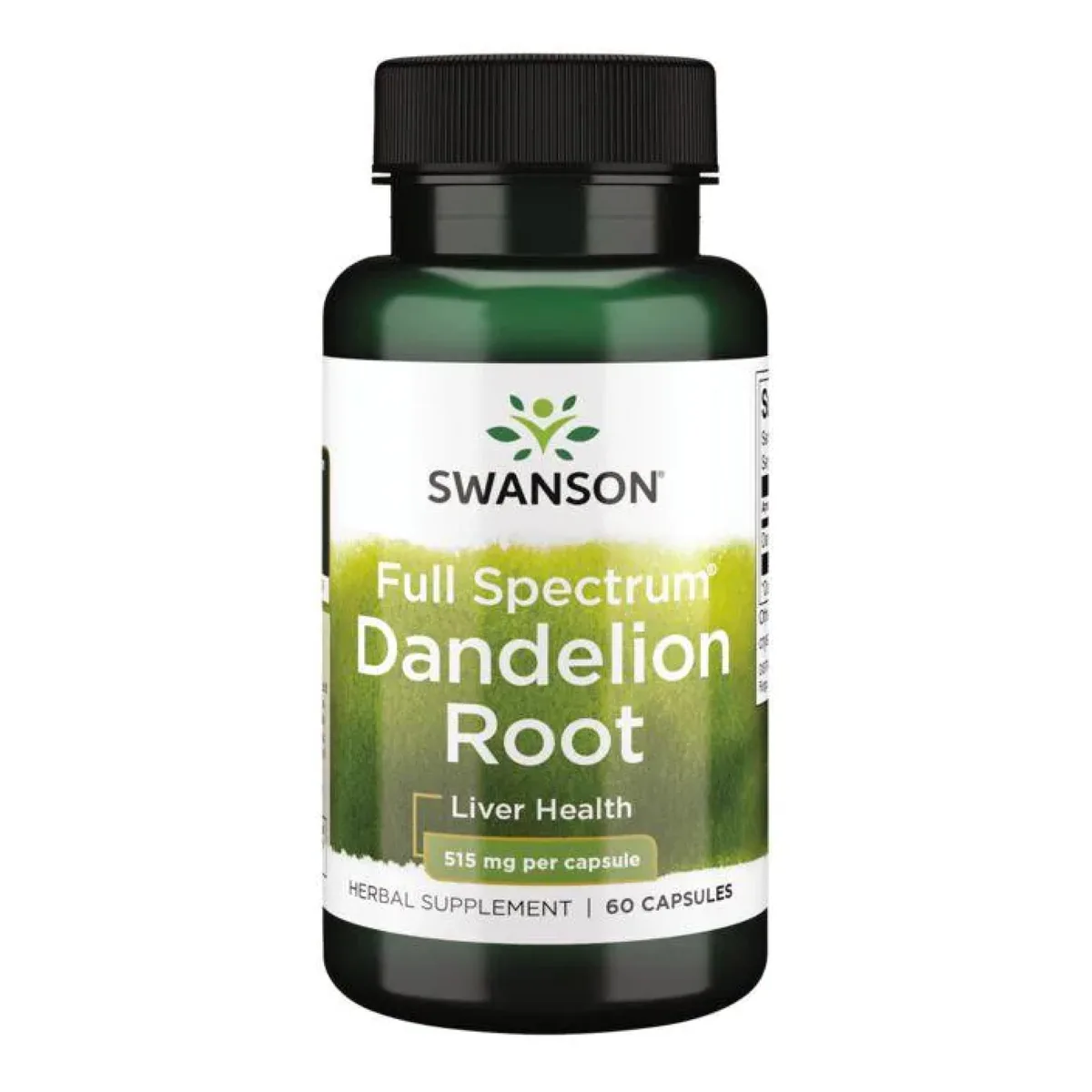 Корень одуванчика Swanson 515 мг 60 капсул
