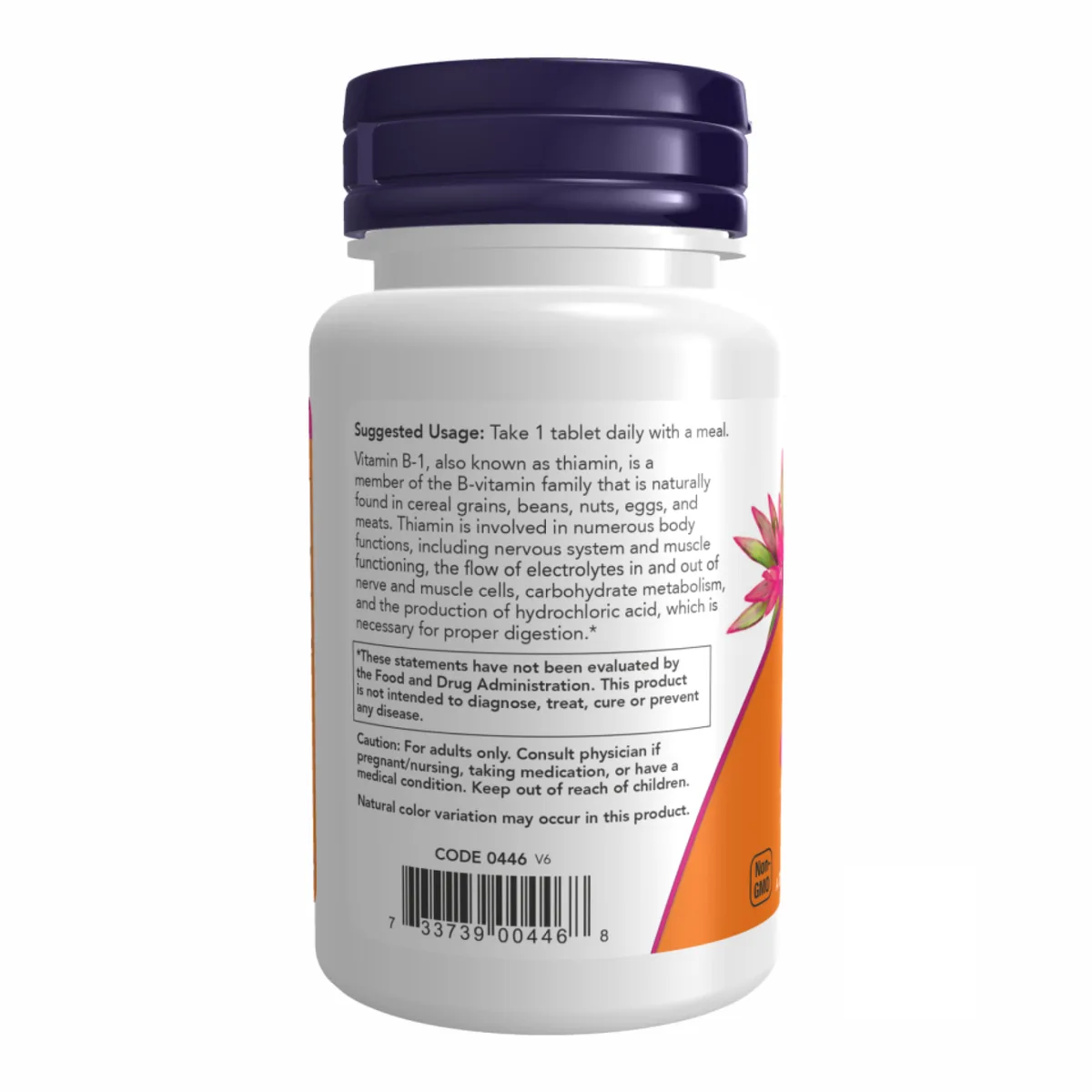 Витамин B1 100mg Now Foods 100 таблеток для энергетического обмена