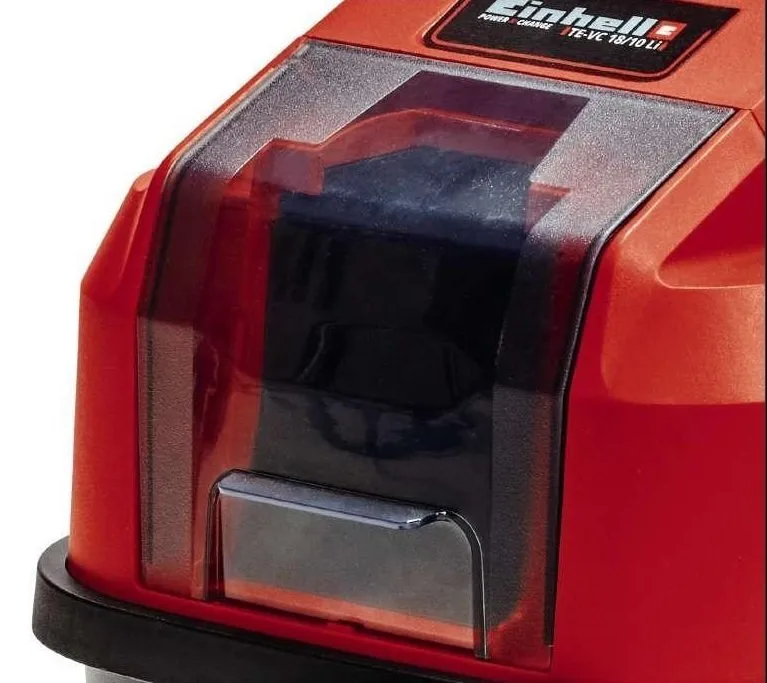 Професійний бездротовий пилосос Einhell TE-VC 18/10 Li - Solo PXC, 18В, 90 мБар, об'єм контейнера 10 л, вага 4 кг, без акумулятора