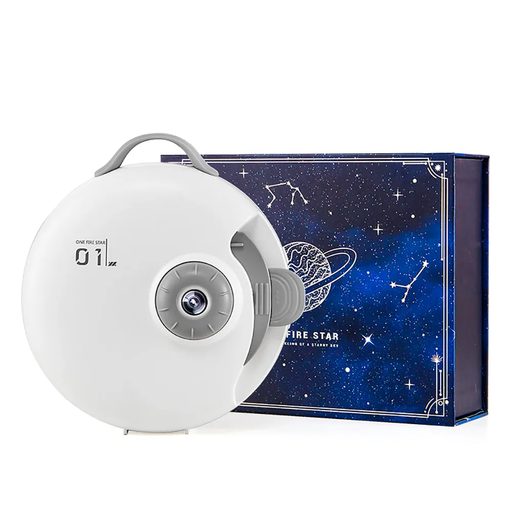 Бездротовий проектор-нічник планетарій з 32 слайдами акумуляторний ABS пластик 3 м