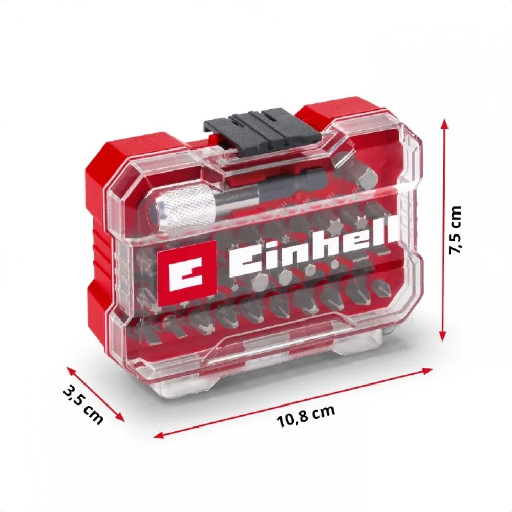 Набір насадок Einhell, 1/4", у кейсі, 32 шт.