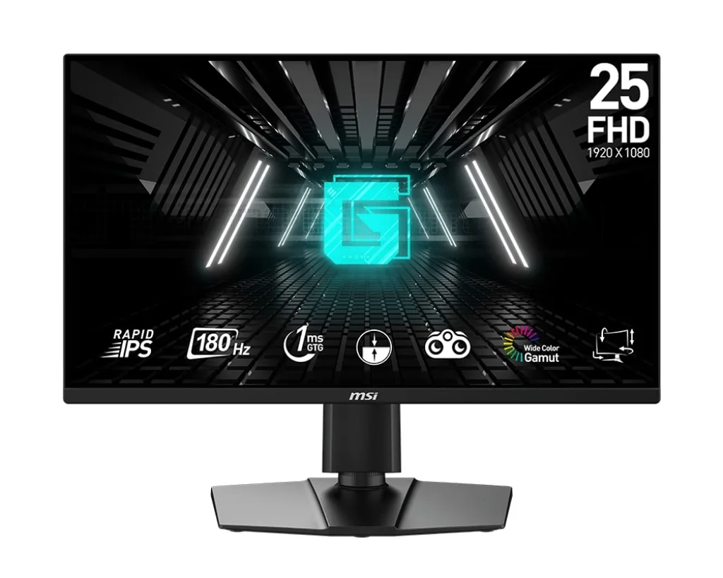 Монитор MSI IPS 24.5 180Hz 1ms FreeSync sRGB 99 черный