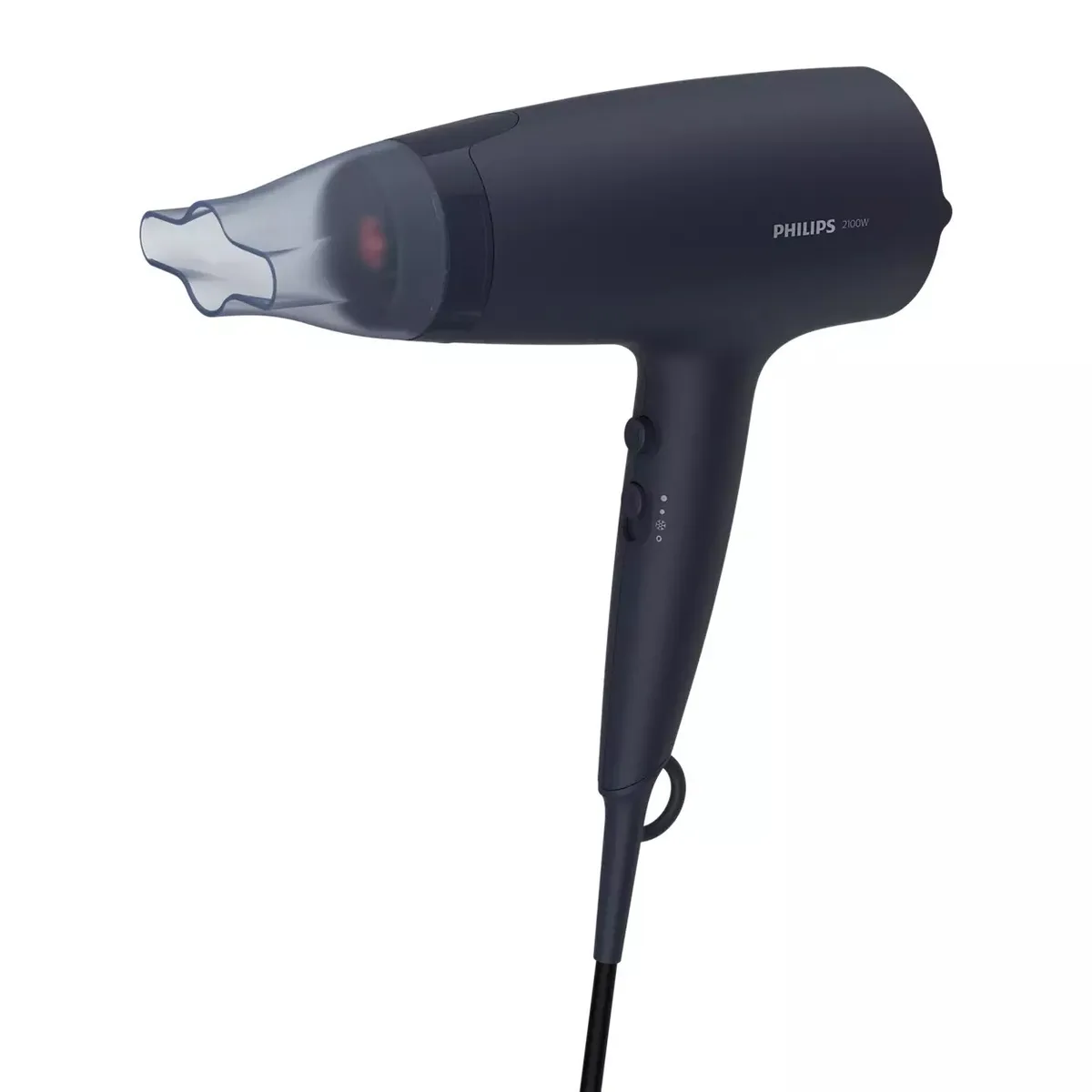 Фен Philips 3000 Series, 2100 Вт, 3 скорости, диффузор, ионизация, холодный обдув, синий