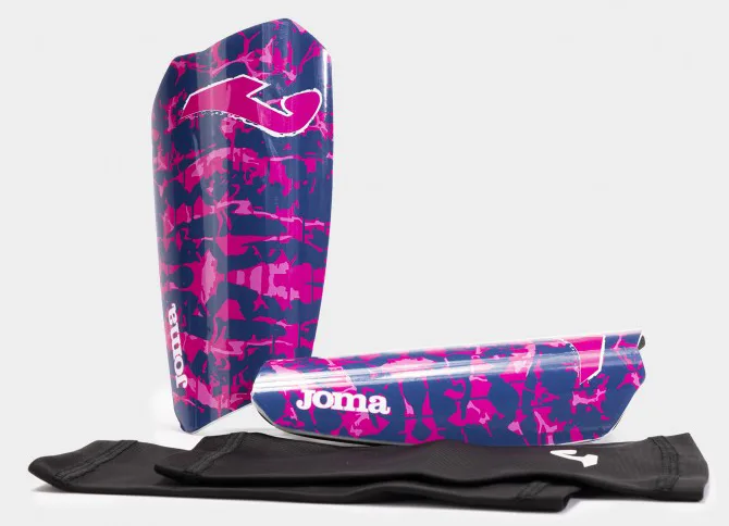 Щитки Joma поліпропілен L синій рожевий