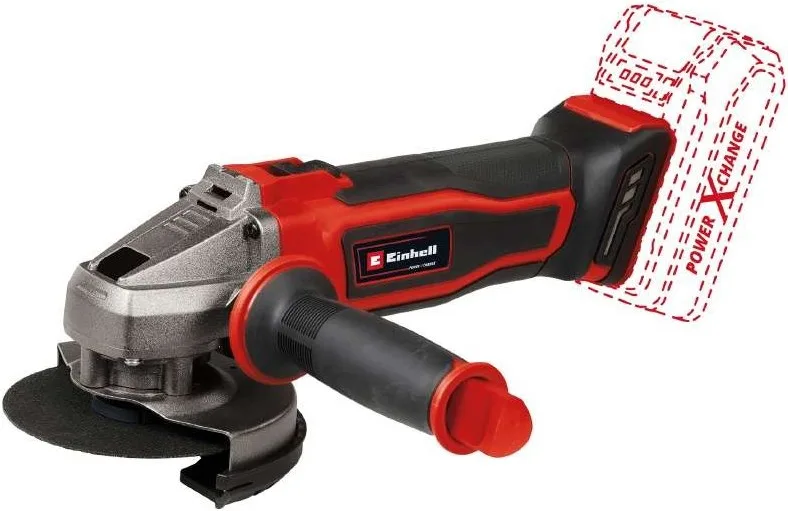 Аккумуляторная угловая шлифмашина Einhell TE-AG 18/115-2 Li - Solo PXC 18В, 115мм, 8500об/мин, 17кг, без батареи и зарядного устройства