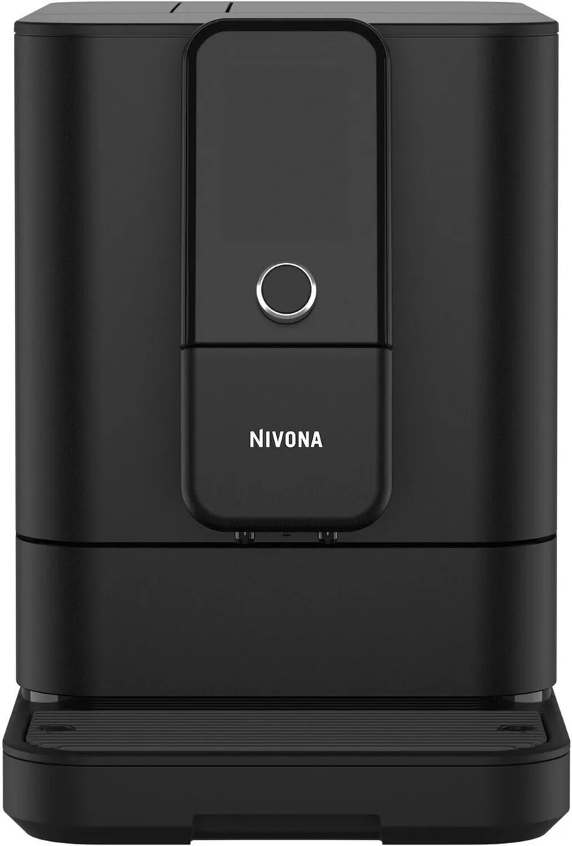 Кавоварка Nivona NIVO, 1.8л, для зернової кави, автоматичне приготування капучино, з дисплеєм та 8 авторецептами - чорна.