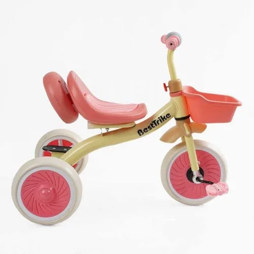 Велосипед 3-х колесный Best Trike с металлической рамой и резиновыми колесами для детей от 75 до 100 см.