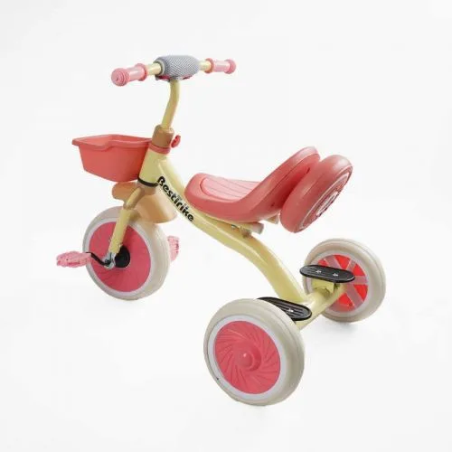 Велосипед 3-х колесный Best Trike с металлической рамой и резиновыми колесами для детей от 75 до 100 см.