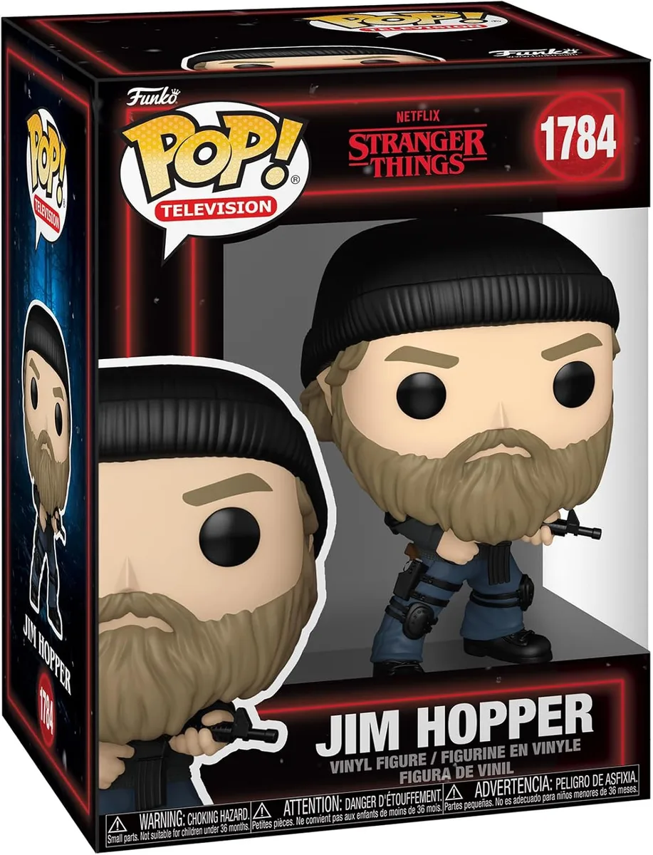 Фігурка Funko POP вініл 10 см Stranger Things Jim Hopper