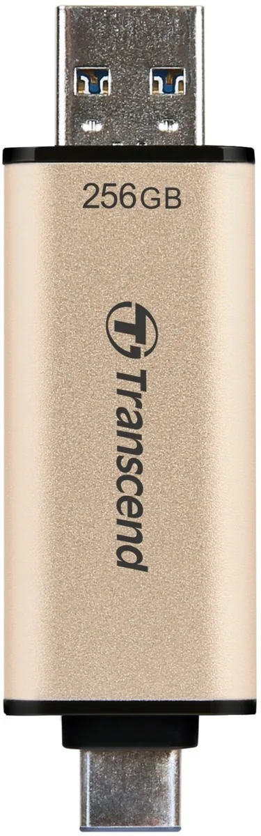 Накопичувач Transcend 256GB USB 3.2 Type-A + Type-C JetFlash 930 R420/W400MB/s Чорний