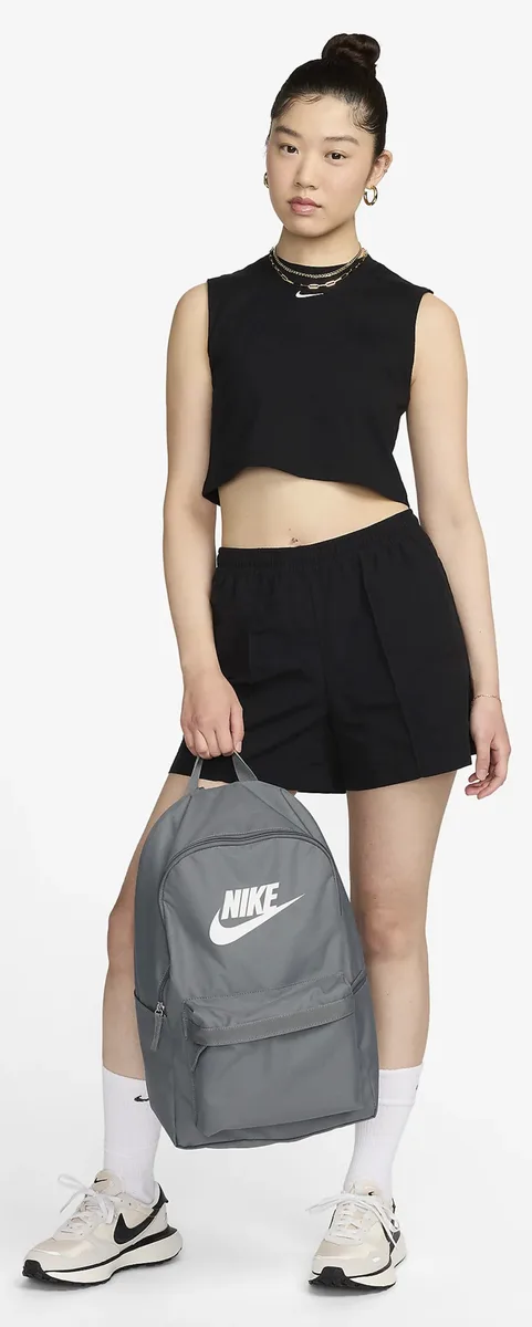 Рюкзак NIKE поліестер 43х30,5х15 см сірий унісекс
