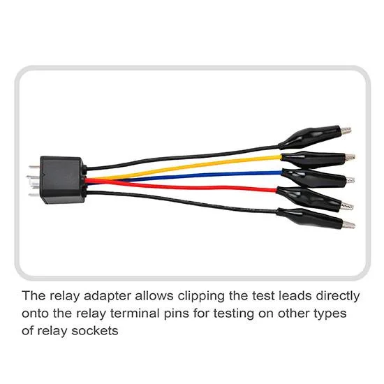 Тестер автомобільних реле TOPTUL EAAE0124 12V 24V 4pin 5pin компактний