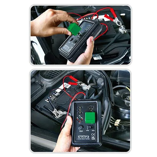 Тестер автомобільних реле TOPTUL EAAE0124 12V 24V 4pin 5pin компактний