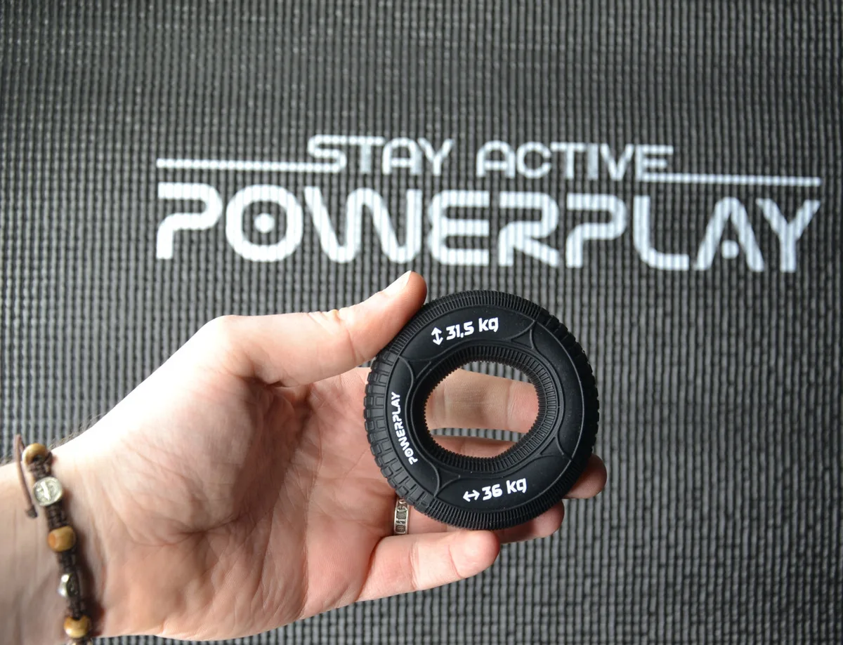 Еспандер кистьовий Active Point силіконовий 31,5-36 кг чорний