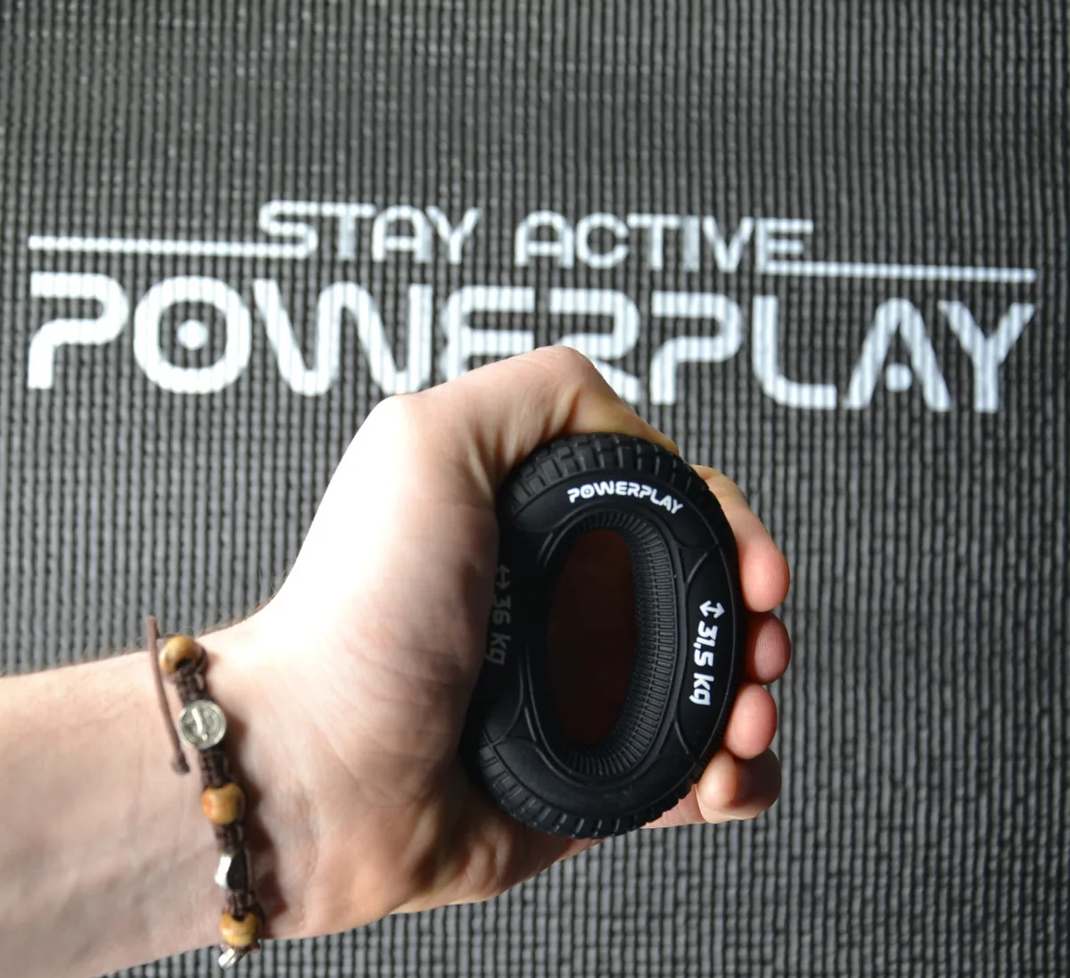 Еспандер кистьовий Active Point силіконовий 31,5-36 кг чорний