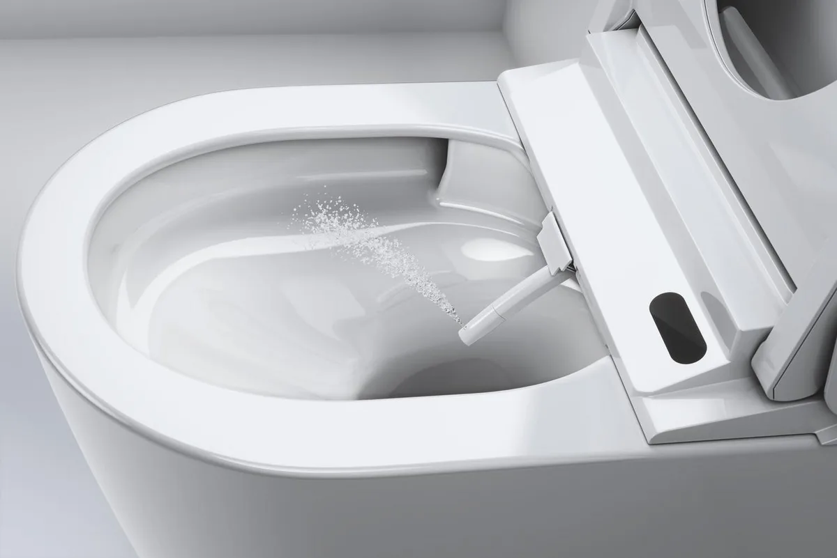 Унітаз-біде Grohe порцеляна 426х387х600 мм білий підвісний з електронним управлінням