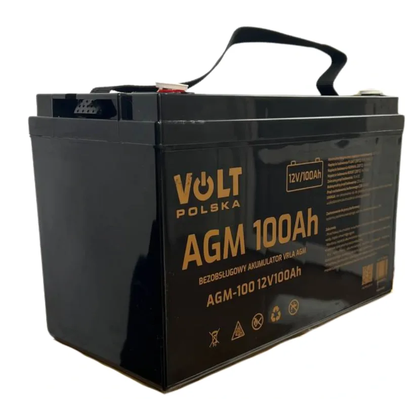 Інвертор Volt Polska 2000W 1400W плюс 2 акумулятори VOLT VRLA 100Ah 12V