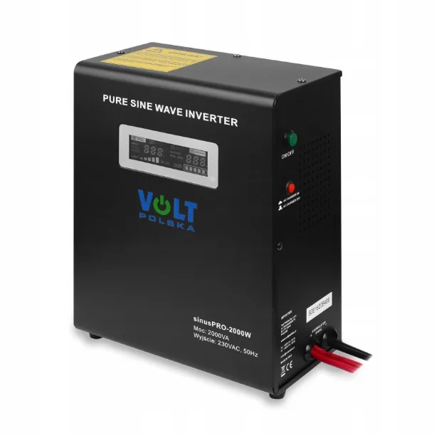 Інвертор Volt Polska 2000W 1400W плюс 2 акумулятори VOLT VRLA 100Ah 12V