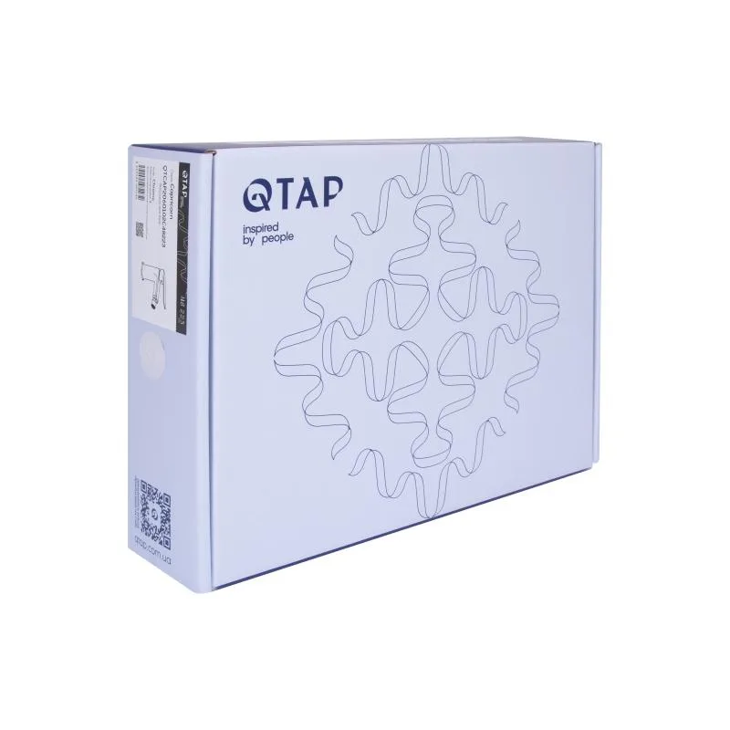 Змішувач для біде Qtap Capricorn одноважільний латунь 122 мм хромований