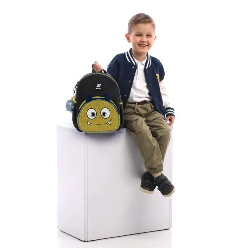 Рюкзак Kite Kids Monster для детей с уплотненной спинкой и широкими лямками.
