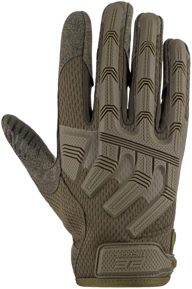 Рукавички тактичні 2E, Full Touch, XL, зелені