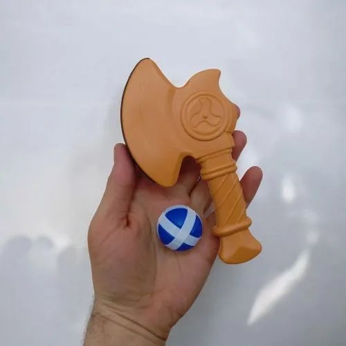 Дартс JINBAO TOYS з липучками 56 см для дітей 2 м'ячика 3 топорища