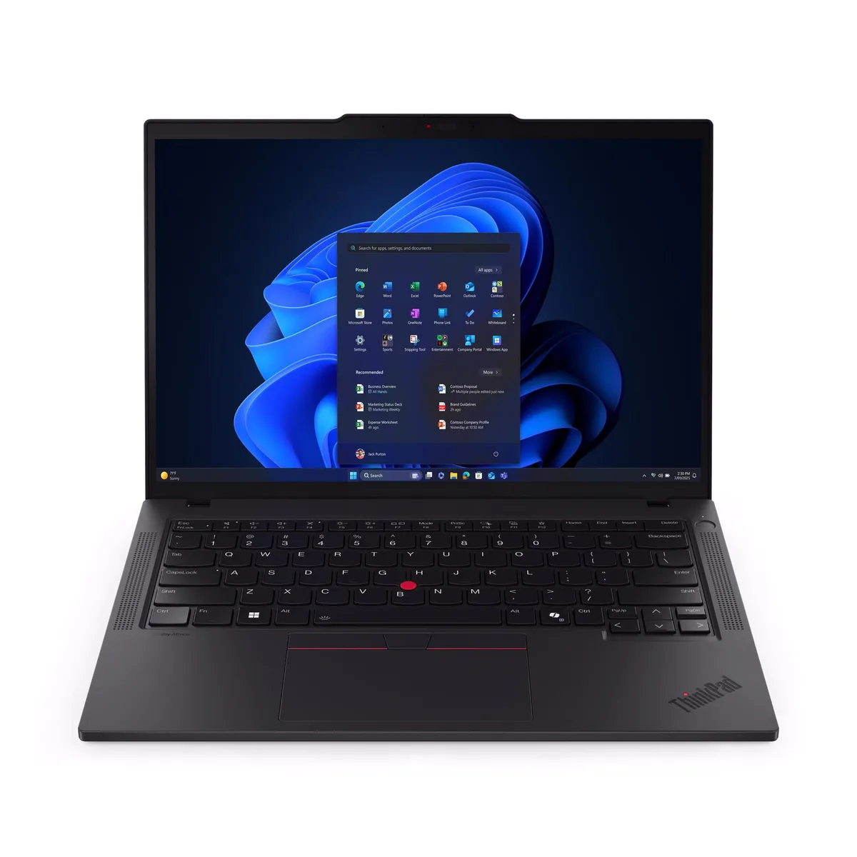Ноутбук Lenovo ThinkPad T14-G6 14" WUXGA IPS AG, Intel U7-255U, 32GB, F1TB, UMA, DOS, чорний