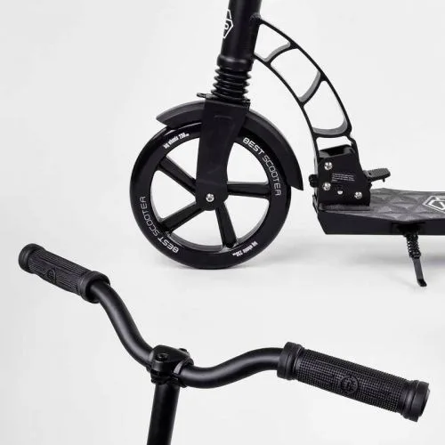 Самокат двухколесный Best Scooter с PU колесами 23 см для детей и подростков городской скейтборд.