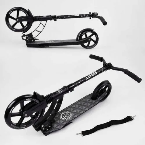 Самокат двухколесный Best Scooter с PU колесами 23 см для детей и подростков городской скейтборд.