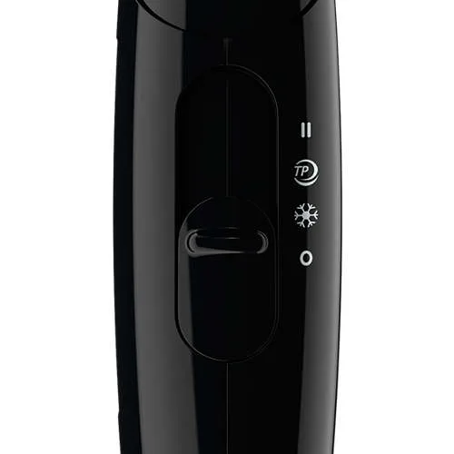 Фен Philips EssentialCare, компактний дорожній, 1200Вт, 3 налаштування, холодний обдув, чорний.