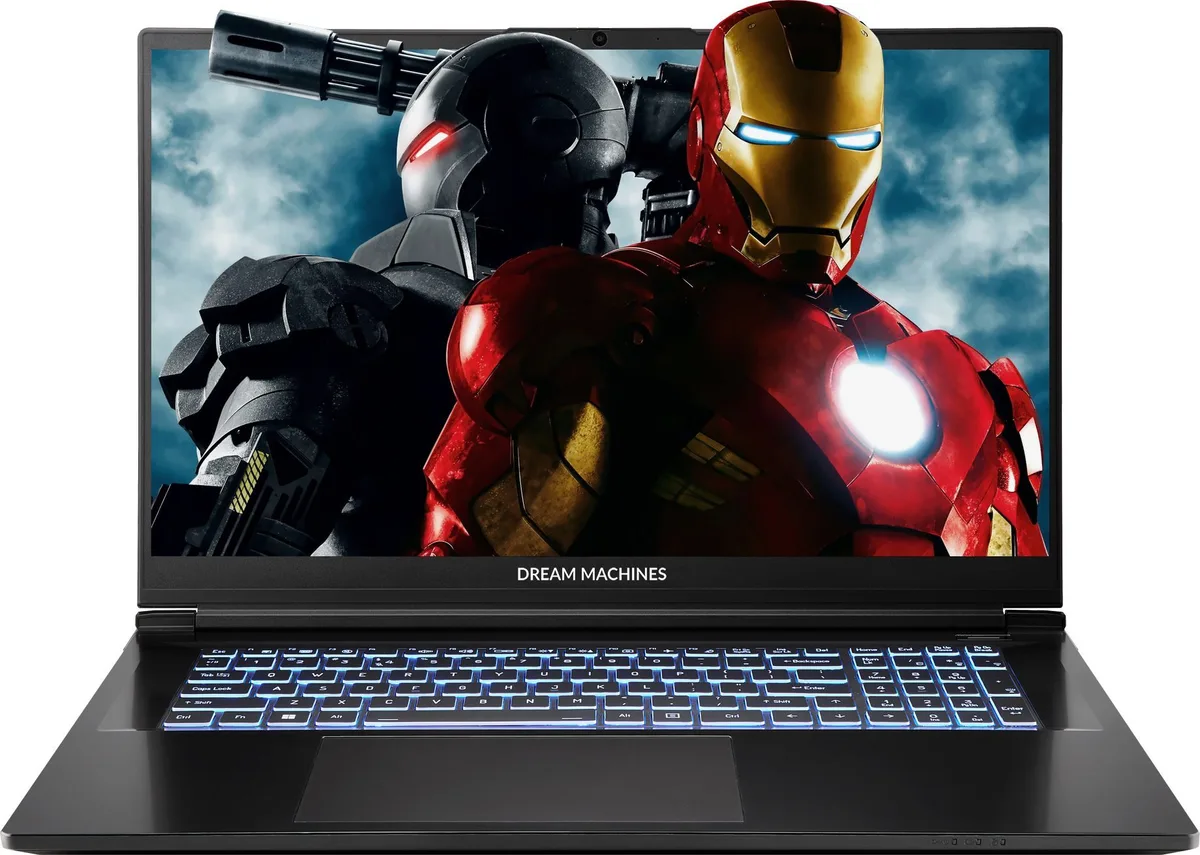 Ноутбук Dream Machines RG5060-17 17.3QHD IPS, Intel i9-14900HX, 32GB, F2TB, NVD5060-8, DOS, чорний