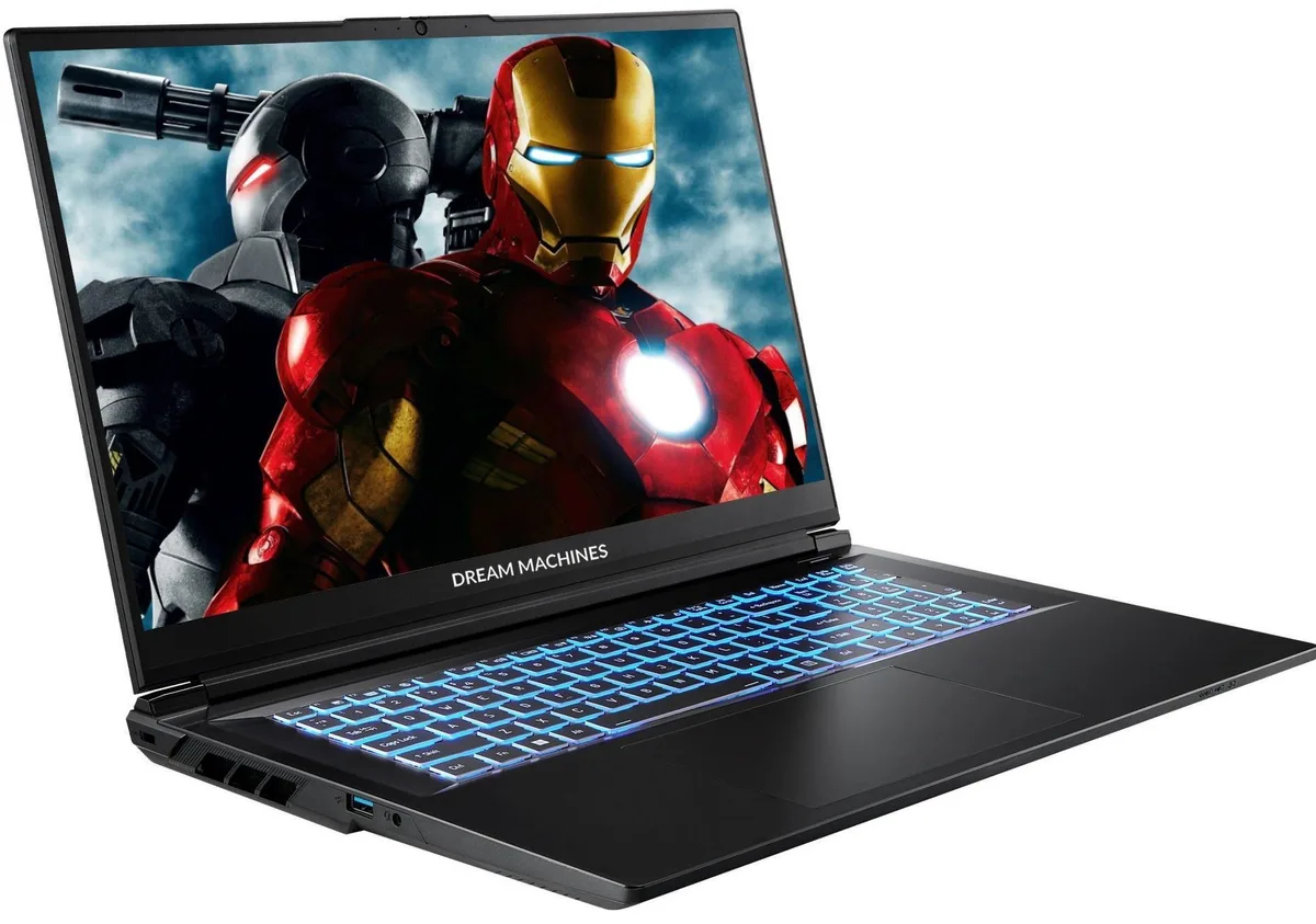 Ноутбук Dream Machines RG5060-17 17.3QHD IPS, Intel i9-14900HX, 32GB, F2TB, NVD5060-8, DOS, черный.
